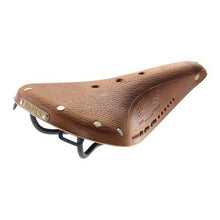 Load image into Gallery viewer, Brooks B17 Standard - Pre-Aged Dark Tan With Laces - Black Steel