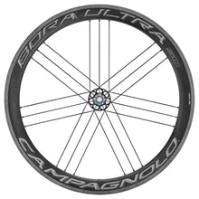 Load image into Gallery viewer, Campagnolo Bora Ultra 50 Dark Tubular Wheel Front And Rear Holes: F: 18 R: 21 Qr F: 100 R: 130 Rim Set