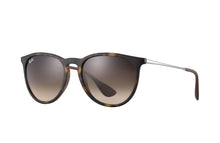 Load image into Gallery viewer, Rayban Erika Classic Tortoise / Gunmetal Frame Brown Gradient Lenses 54Mm