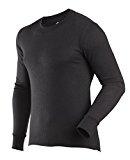 Load image into Gallery viewer, Coldpruf Men'S Dual Layer Crew Neck Long Sleeve Base Layer Top Black Xl