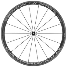 Load image into Gallery viewer, Campagnolo Bora Ultra 35 Dark Tubular Wheel Front And Rear Holes: F: 18 R: 21 Qr F: 100 R: 130 Rim Set
