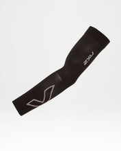 Load image into Gallery viewer, 2Xu Comp Flex Arm Sleeve (Single) White/Grey M