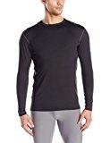 Load image into Gallery viewer, Coldpruf Men'S Premium Performance Single Layer Long Sleeve Crew Neck Top Black Large