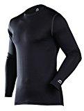 Load image into Gallery viewer, COLDPRUF MEN'S PREMIUM PERFORMANCE SINGLE LAYER LONG SLEEVE CREW NECK TOP BLACK X-LARGE