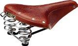Load image into Gallery viewer, Brooks Saddles B67 Honey Black Steel Whith Chrome Springs
