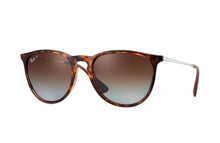 Load image into Gallery viewer, Rayban Erika Classic Black Frame Violet Mirror Polarized Lenses 54Mm