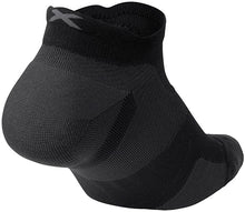 Load image into Gallery viewer, 2Xu Vectr Cushion No Show Socks Black/Titanium L
