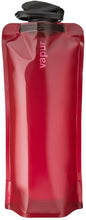 Load image into Gallery viewer, VAPUR ECLIPSE BPA FREE REUSABLE FOLDABLE FLEXIBLE PACKABLE COLLAPSIBLE WATER BEVERAGE BOTTLE W/CARABINER (BURGUNDY) BURGUNDY 1.0L/33.8OZ