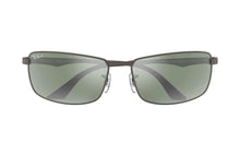 Load image into Gallery viewer, Rayban Rb3498 Black Frame Silver Flash Polarized Lenses 61Mm