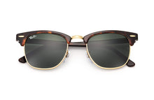 Load image into Gallery viewer, Rayban Clubmaster Classic Tortoise Frame Green Classic G-15 Lenses 49Mm