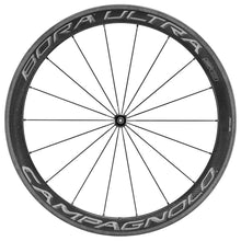 Load image into Gallery viewer, Campagnolo Bora Ultra 50 Dark Clincher Wheel Front And Rear Holes: F: 18 R: 21 Qr F: 100 R: 130 Rim Set