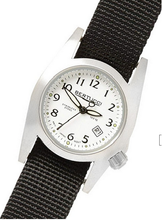 Load image into Gallery viewer, Bertucci M-1S Durable Stainless Steel Field Watch Black Nylon
