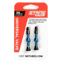 Load image into Gallery viewer, Stans No Tubes, Tubeless Valves, Tubeless Valve, Presta, 35Mm, Blue, Pair
