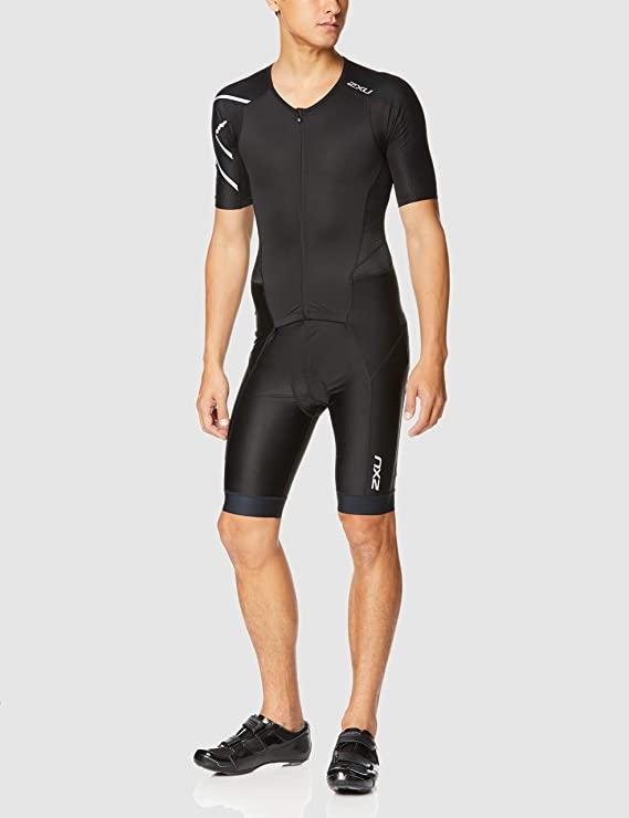 2XU PerformFullZip Sleeved Trisuit Black/Shadow X-Large