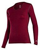 Load image into Gallery viewer, Coldpruf Women'S Single Layer Crew Neck Long Sleeve Base Layer Top Cranberry Sm
