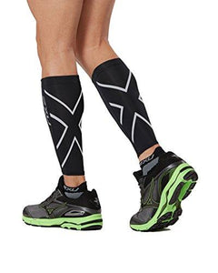 2Xu Compression Calf Guards Black/Black S