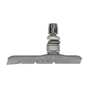 Kool Stop Thinline, Cantilever Brake Pads, Threaded Posts, Rubber, Silver, Pair