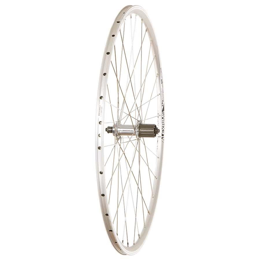 Wheel Shop Alex Da22 Silver/ Shimano Rs400 Silver, Wheel, Rear, 700C / 622, Holes: 32, Qr, 130Mm, Rim, Shimano Hg 11