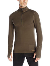 Load image into Gallery viewer, Terramar Thermolator 1/2-zip Top, DARK LODEN, M
