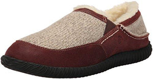 ACORN Men's Rambler Moc Mule, Grey Ragg Wool, 9 B US