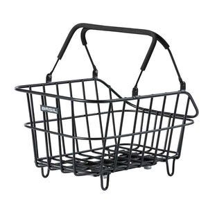 Basil Cento Alum Mik Rear Basket Matte Black