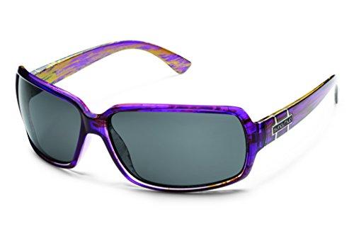 Suncloud Poptown Purple Backpaint Polarized Gray
