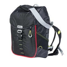 Load image into Gallery viewer, Basil Miles Backpack Black/Lime 17L
