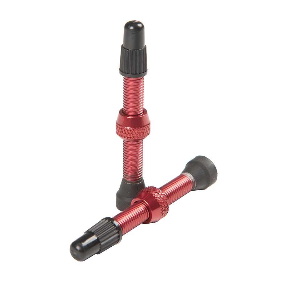 Stans No Tubes, Tubeless Valves, Tubeless Valve, Presta, 55Mm, Red, Pair