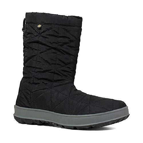 Bogs Womens Snowday Mid Snow Boot Black 6