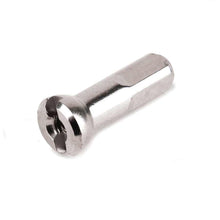 Load image into Gallery viewer, Sapim Polyax Brass, Nipples, Silver, 2Mm, (14G), 14Mm, Bag Of 100
