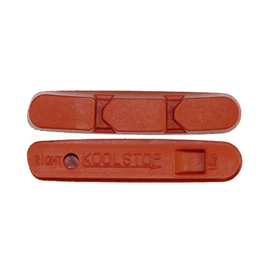 Kool Stop Campagnolo Super Record Road, Caliper Pads, Threaded Posts, Salmon, Pair