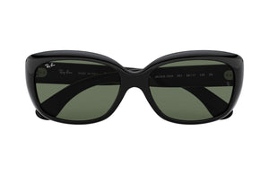 Rayban Jackie Ohh Black Frame Green Classic G-15 Lenses 58Mm