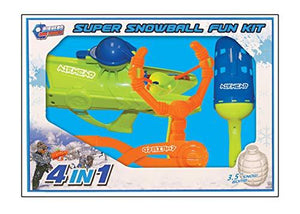 Airhead Airhead Snowball Fun Kit (Maker, Launcher, Slingshot, Cannon) Multi Colored