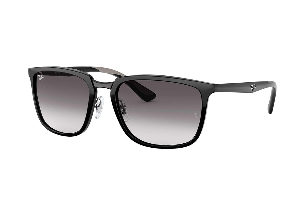 Rayban Rb4303 Black/Brown Frame Grey Gradient Lenses 57Mm