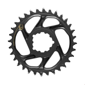 Sram X-Sync 2 Eagle 3Mm Offset, Chainring, Teeth: 36, Speed: 12, Bcd: Direct Mount, Single, Aluminum, Gold