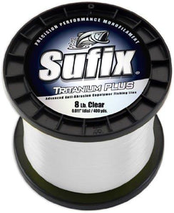 Sufix Tritanium Plus 1-Pound Spool Size Fishing Line (Clear, 50-Pound)