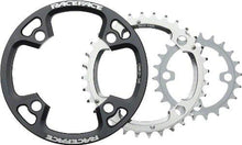 Load image into Gallery viewer, RACEFACE CHAINRING &amp; BASH SET 24/36/LIGHT BASH BLACK 36T
