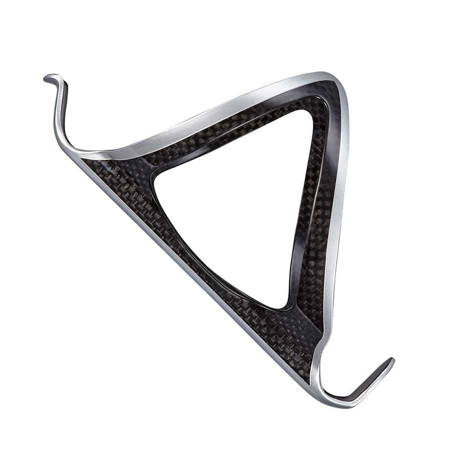 Supacaz Fly Cage Carbon, Bottle Cage, Carbon, Silver