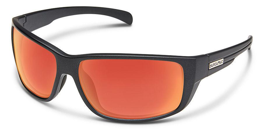 Suncloud Milestone Polarized Red Mirror Matte Graphite