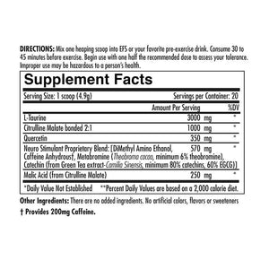 1St Endurance, Prerace Drink Mix