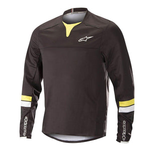 Alpinestars Drop Pro L/S Jersey Black Acid Yellow Large