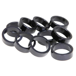 Evo Alloy Headset Spacers Black 28.6Mm/5Mm