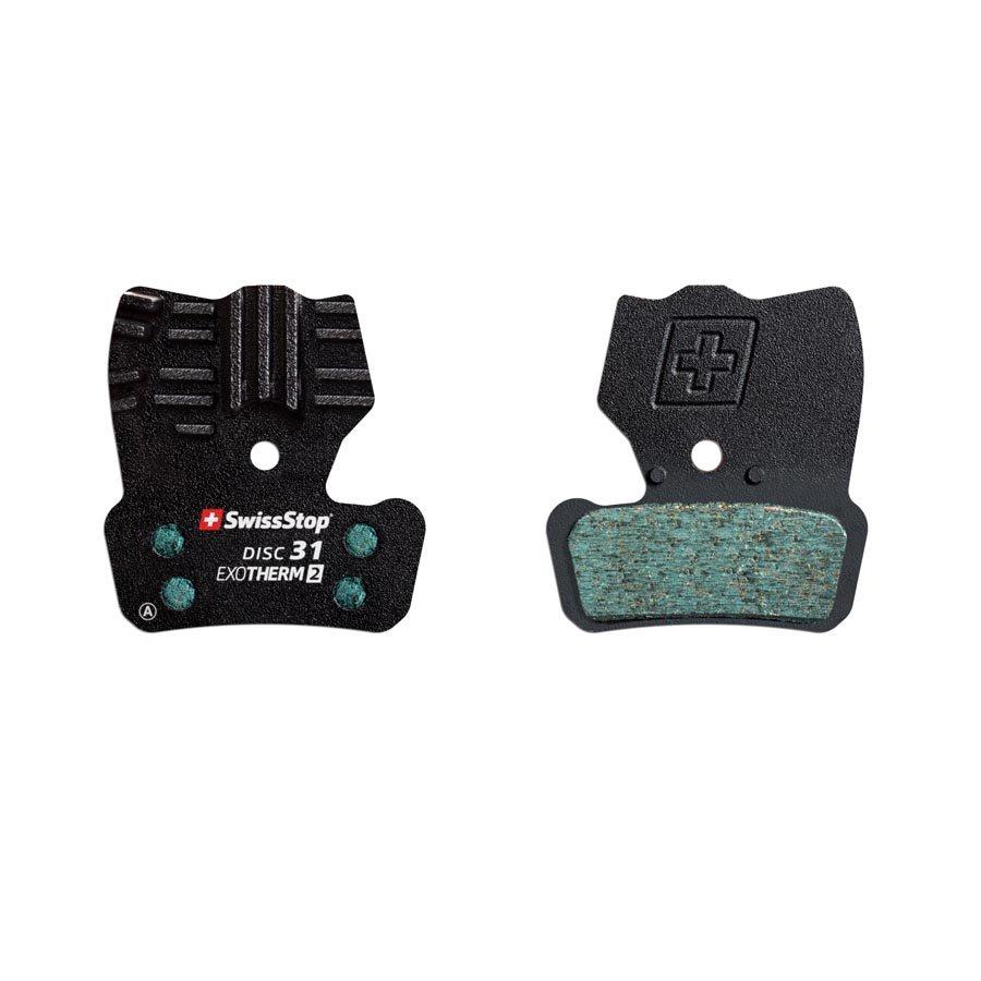 Swissstop Exotherm 2, Disc Brake Pads, Shape: Sram Guide/Avid Trail, Metallic, Pair