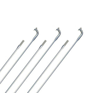 Sapim Laser, Spokes, Double Butted J-Bend, Silver, 2.0/1.5, Length: 296, 100Pcs