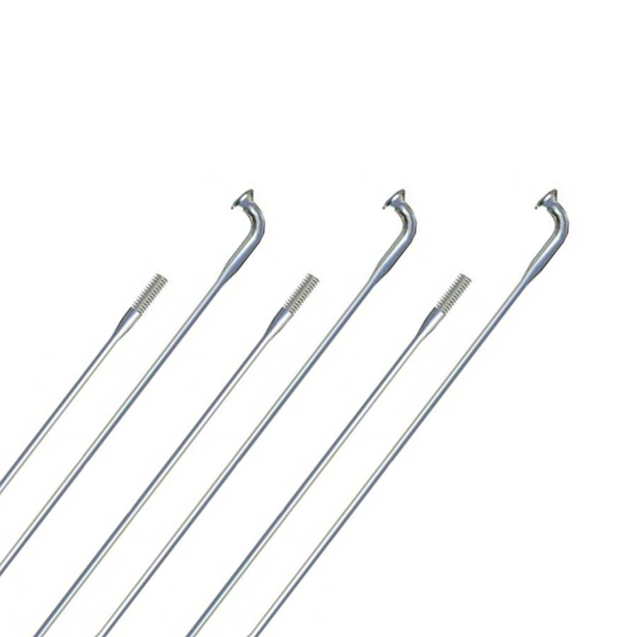 Sapim Laser, Spokes, Double Butted J-Bend, Silver, 2.0/1.5, Length: 296, 100Pcs