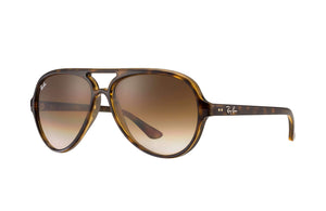 Rayban Cats 5000 Classic Tortoise Frame Light Brown Gradient Lenses 59Mm
