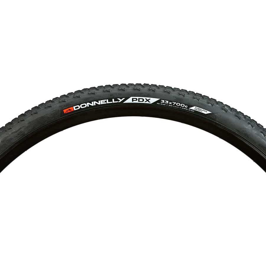 Donnelly Pdx Tire 700X33C Folding Tubeless Ready 60Tpi Black