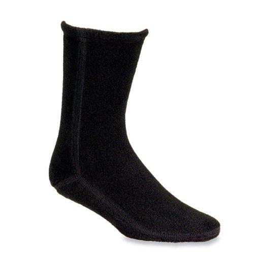 Acorn Fleece Socks Black Xxs (Womens 5-6.5)