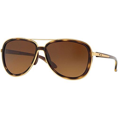 Oakley Split Time Polarized Aviator Brown Tortoise 58.2 Mm
