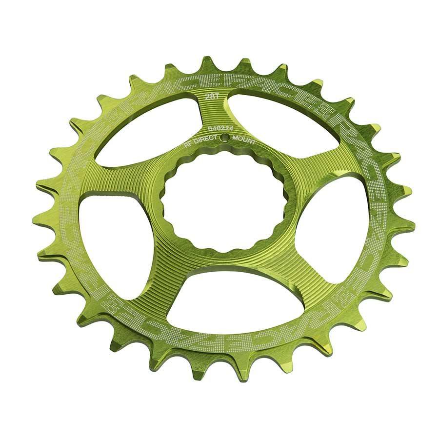 Raceface Cinch Direct Mount, 32T Chainring, 9-12Sp, Bcd: Direct Mount, 7075-T6 Aluminum, Green